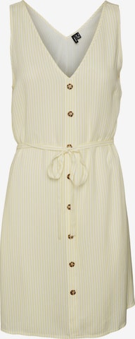 Robe 'BUMPY' VERO MODA en blanc : devant