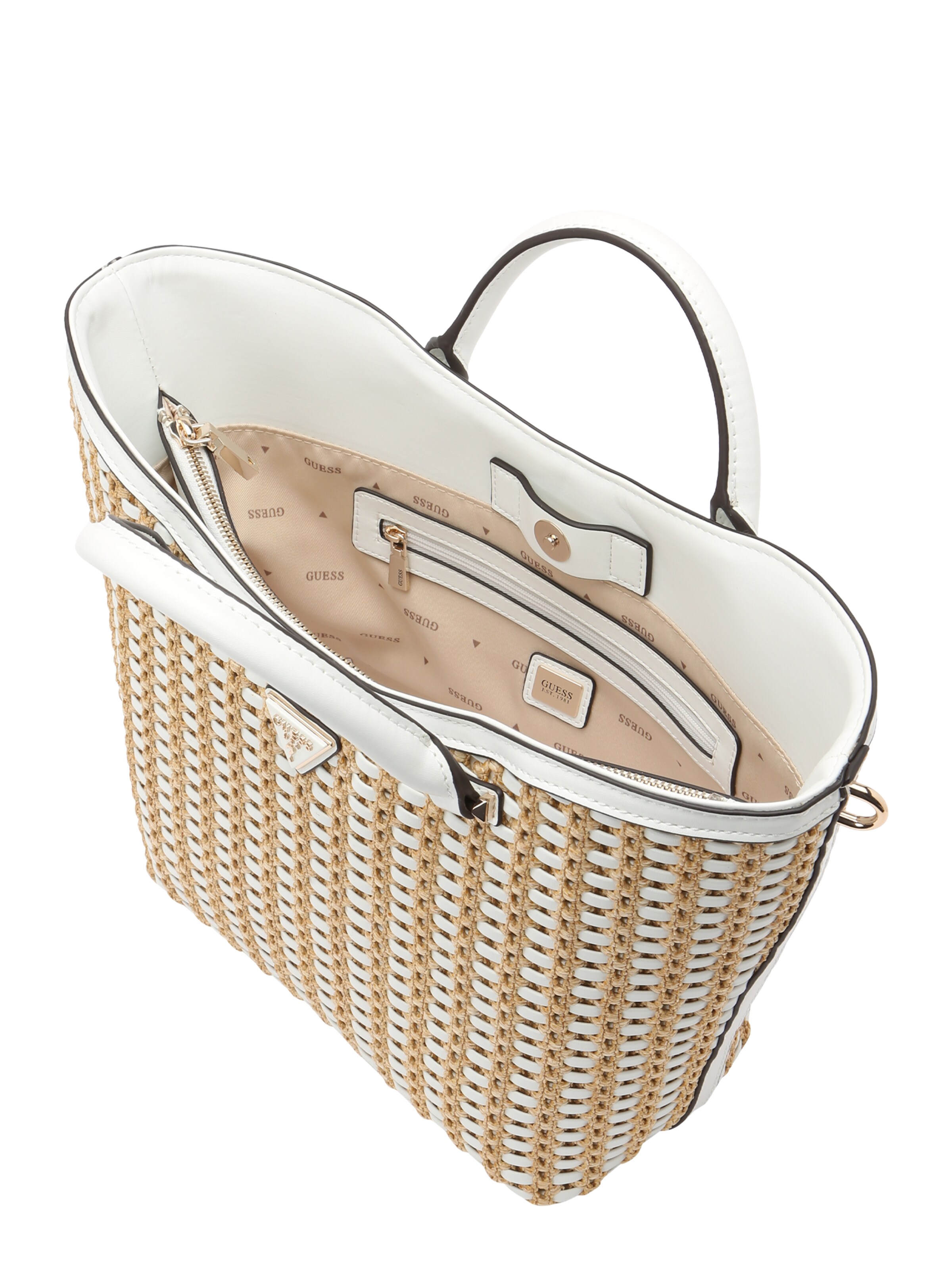 GUESS Torba shopper 'Atalia' w kolorze biały