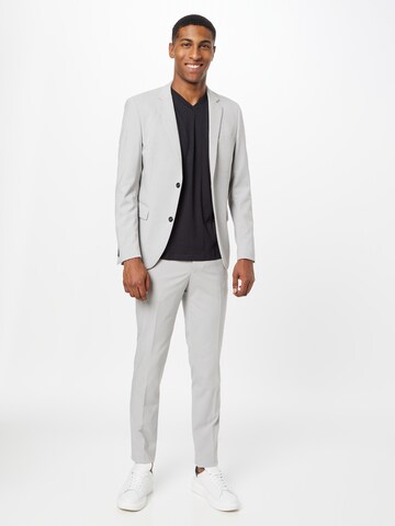 Lindbergh Slim fit Suit in Grey: front