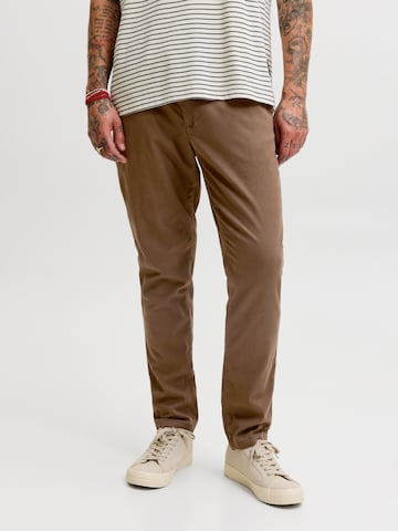 JACK & JONES Úzky strih Chino nohavice 'JPSTMARCO ADAM' - Hnedá: predná strana