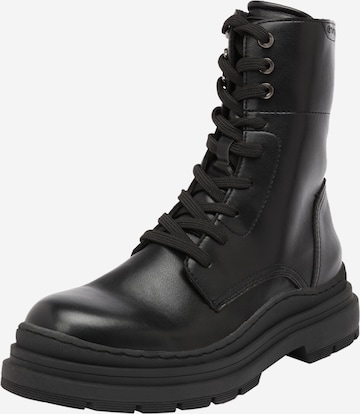 TOM TAILOR - Botas em preto: frente