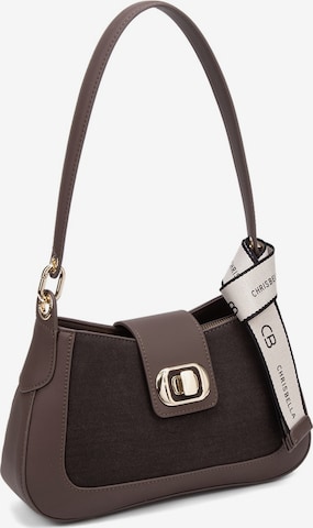 Chrisbella Shoulder Bag in Brown: front