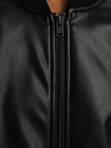 Bershka Between-season jacket in Black