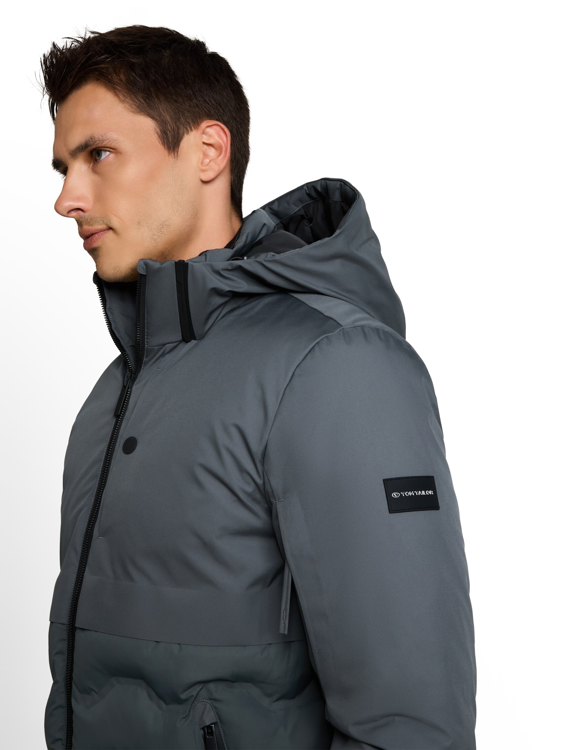 TOM TAILOR - Chaqueta de entretiempo en verde