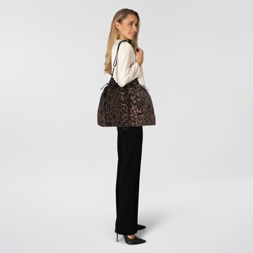 Cowboysbag Shopper 'Leopard Chic' in Bruin: voorkant