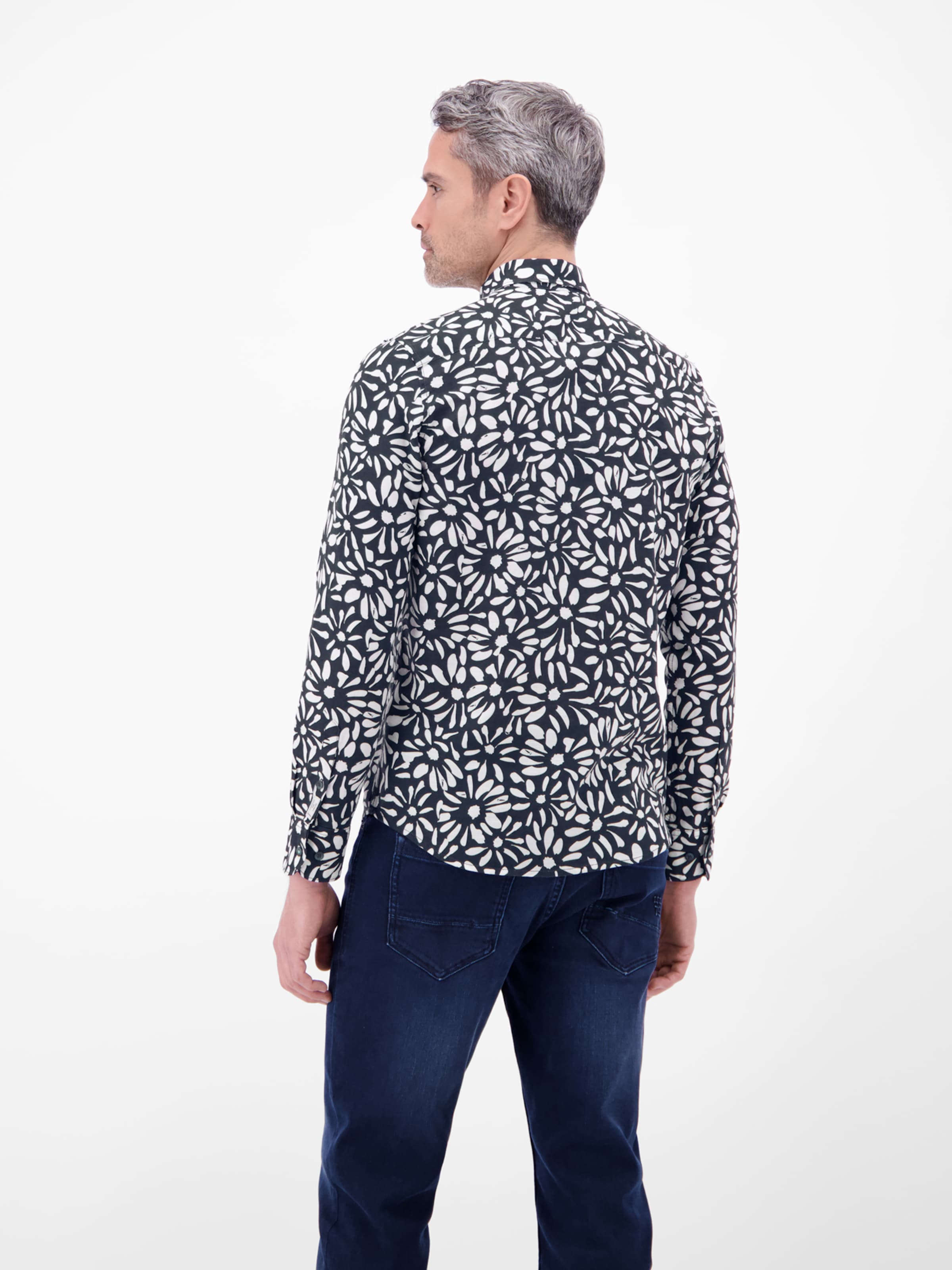 LERROS Regular fit Overhemd in Blauw