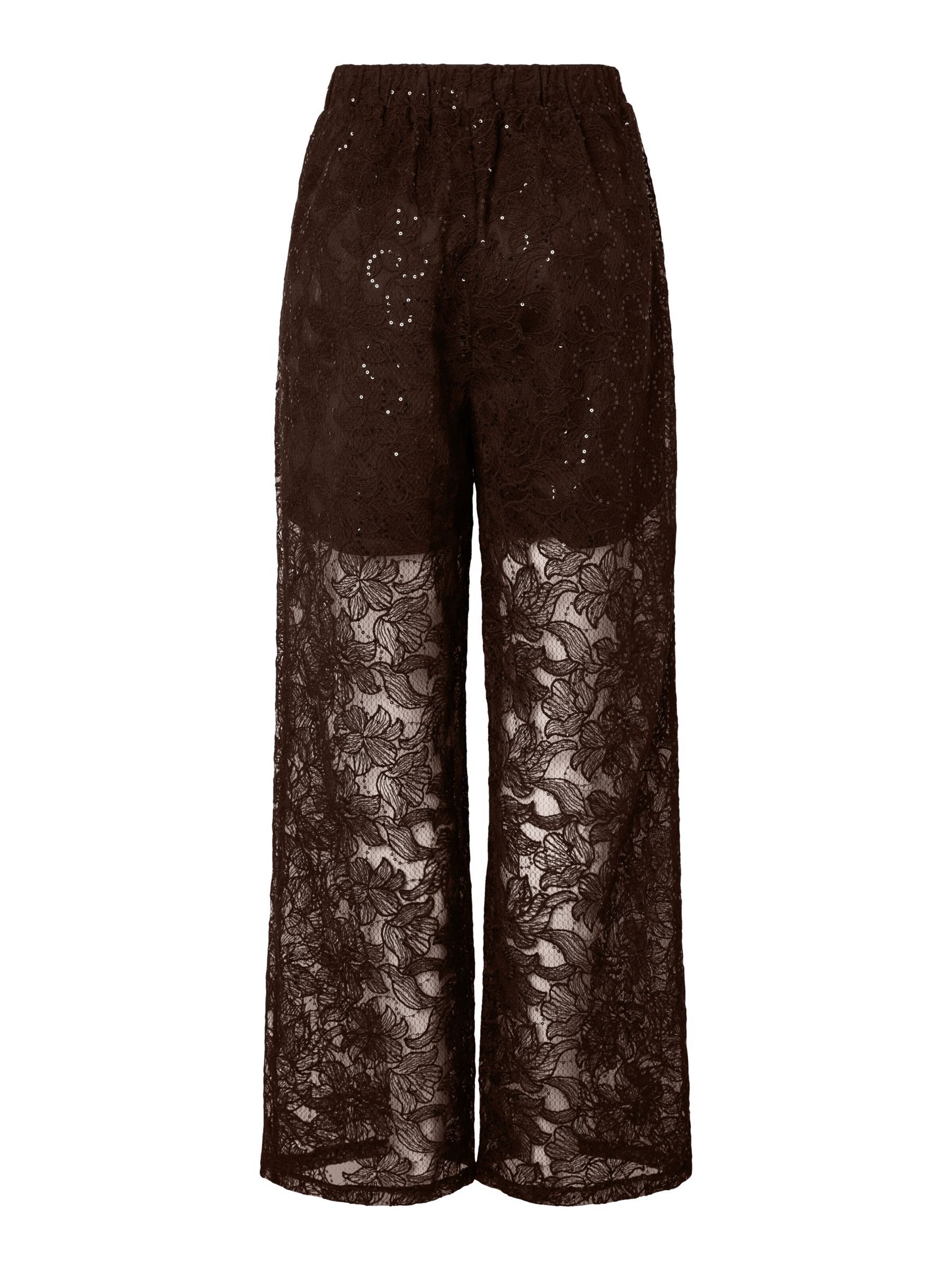 regular Pantaloni 'PCLOUISE' di PIECES in marrone