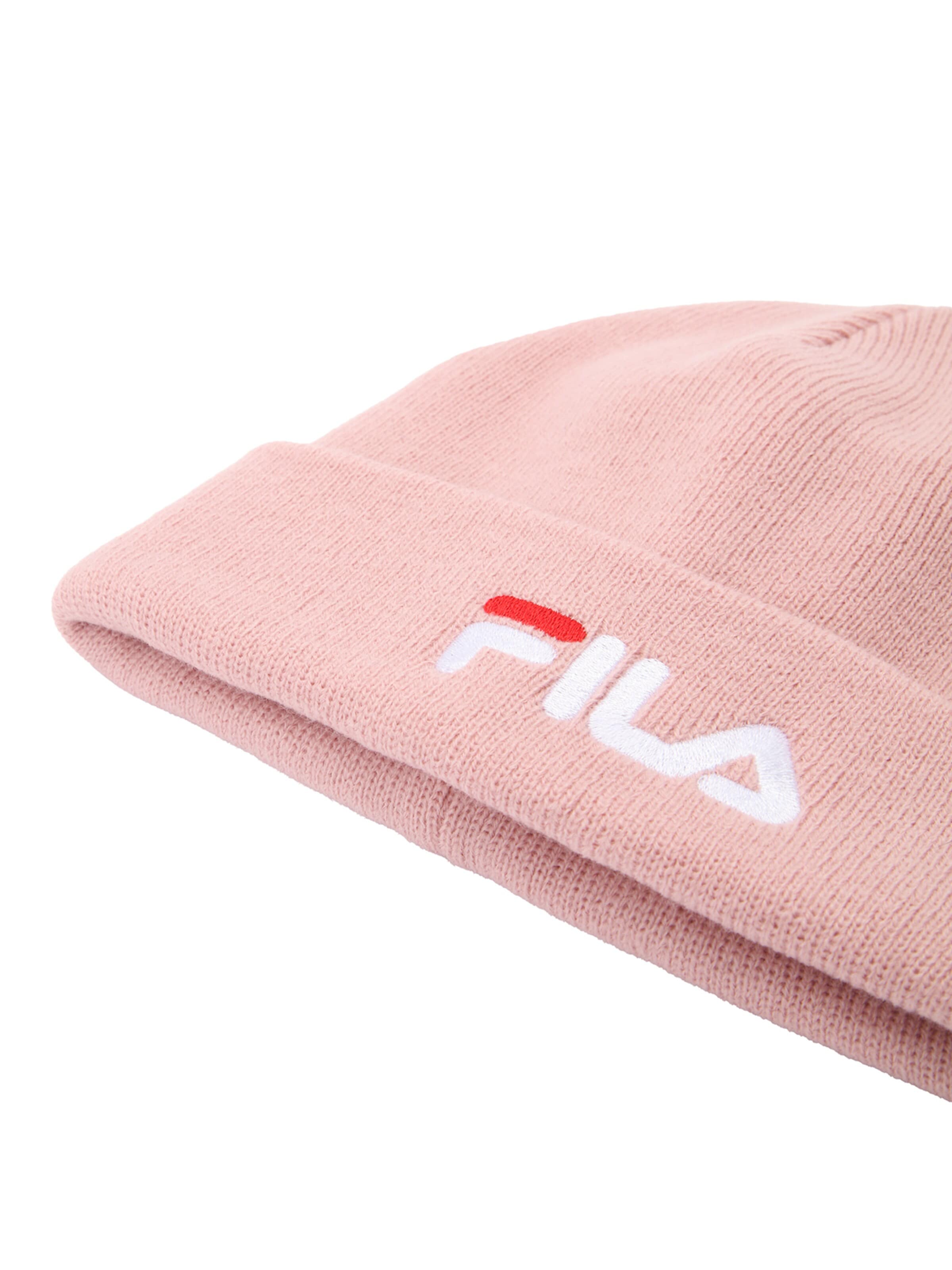 Chapeau 'TREVILLE logo beanie' FILA en rose