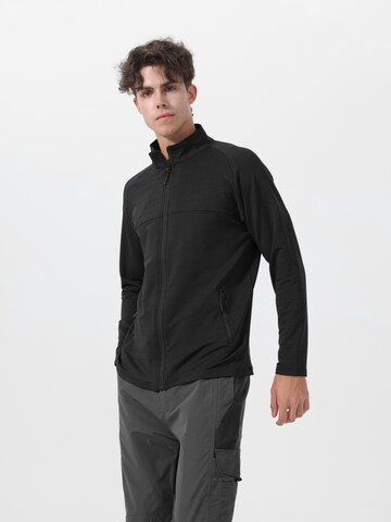 Youthup Sportstrickjacke in Schwarz