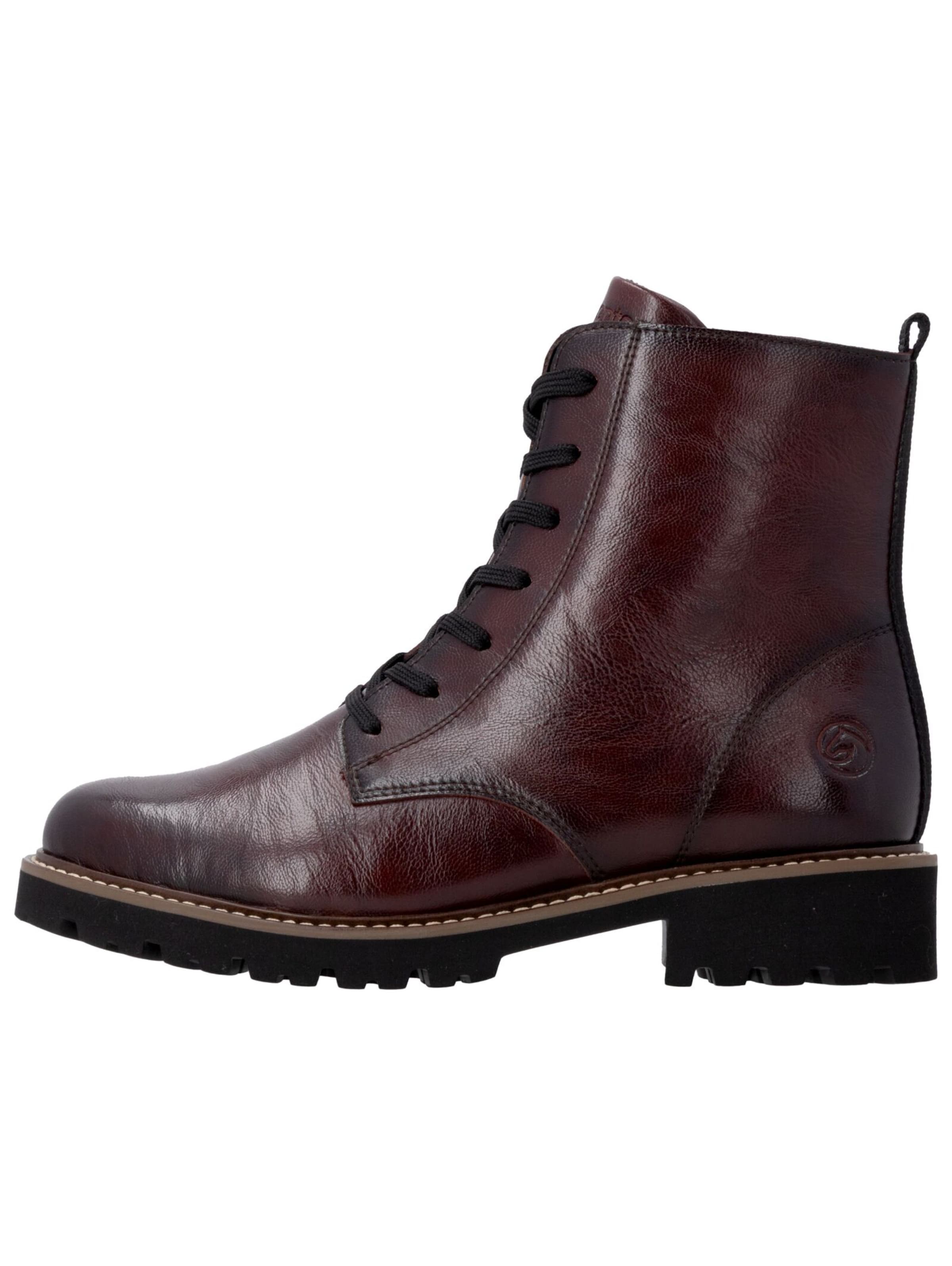 REMONTE Lace-up bootie in Brown