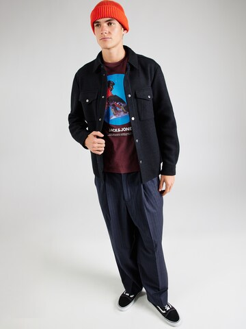 JACK & JONES Shirt 'MAINE' in Red