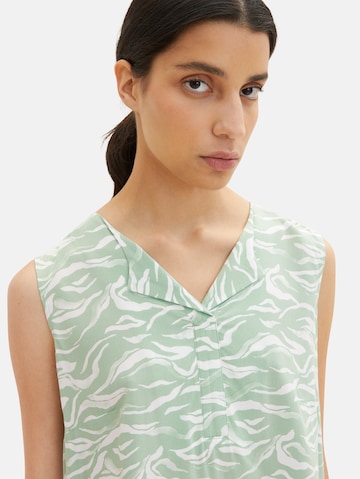 TOM TAILOR Blouse in Groen