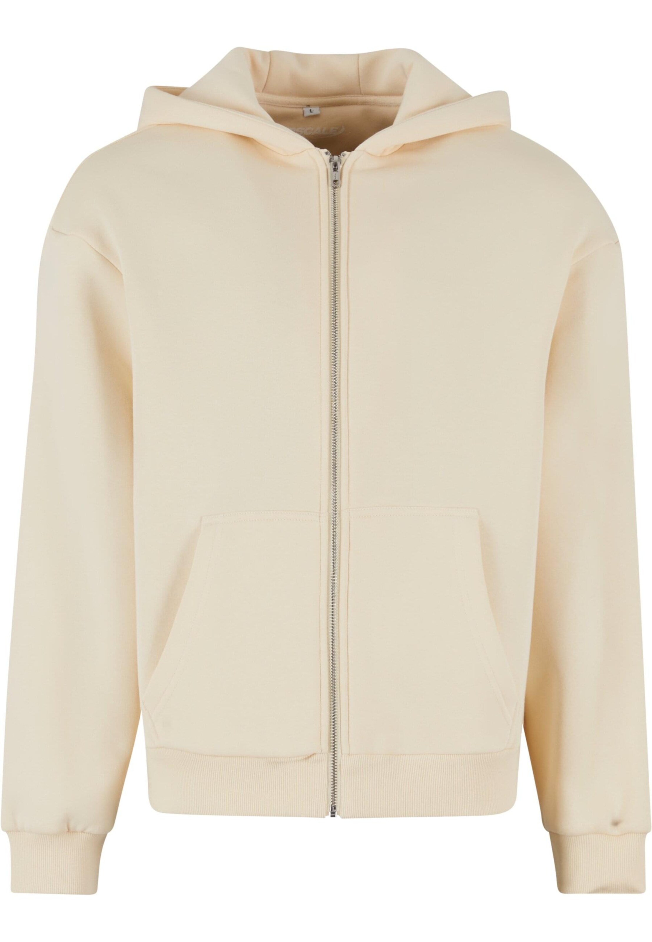 MT Upscale Sweatjacke 'One Step Away' in Beige