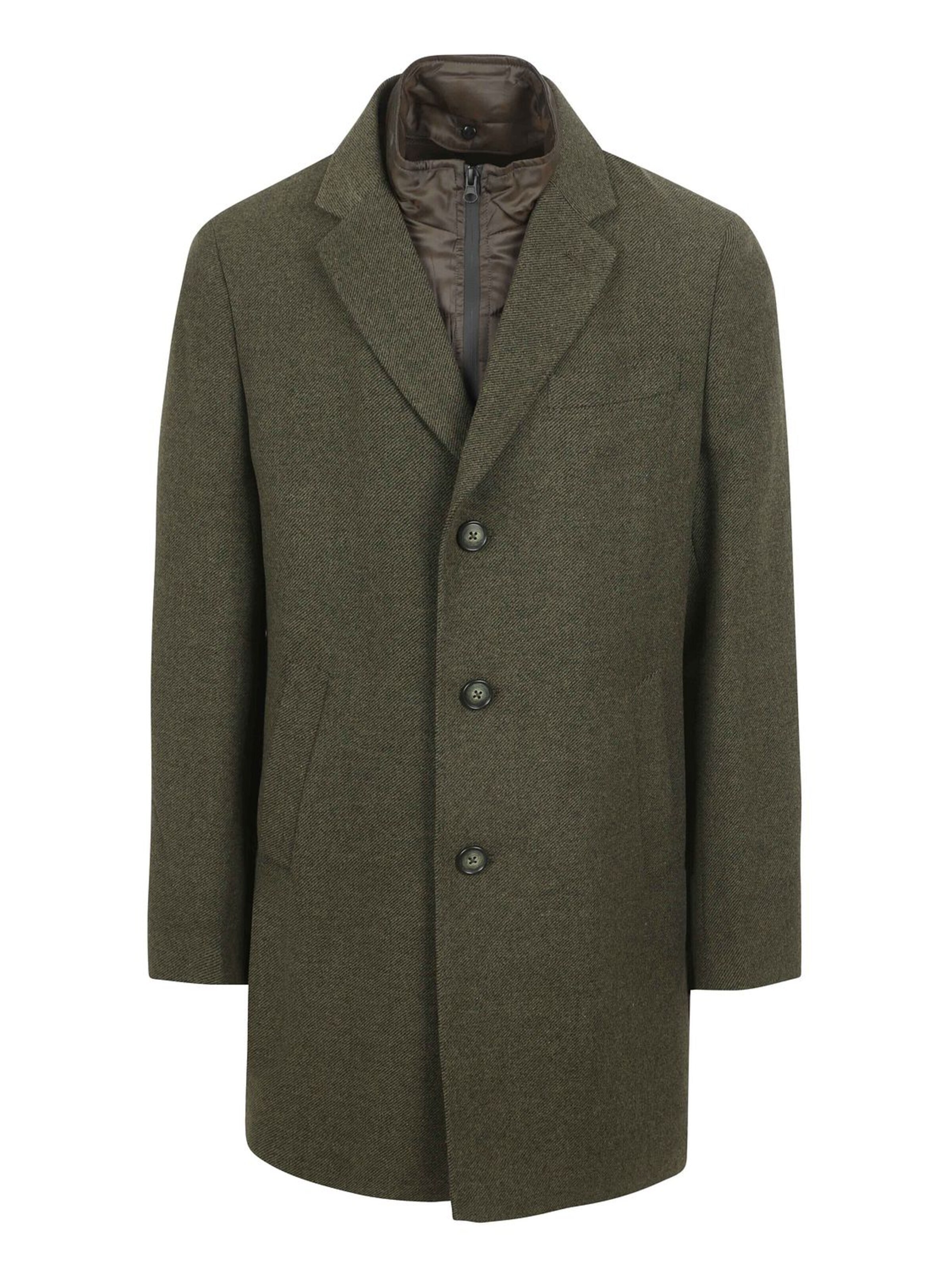 Suitable Winter coat in Green: front