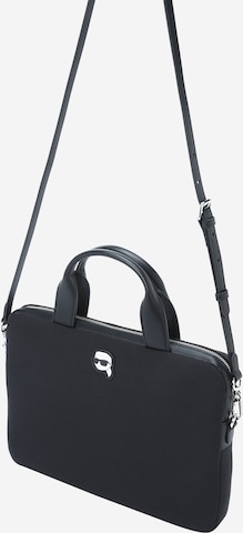 Karl Lagerfeld Laptoptasche 'Ikonik 2.0' in Schwarz