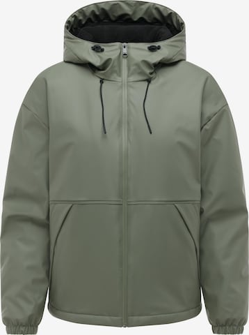 Ragwear Performance Jacket 'Cezzy Rainy Warm Y' in Green: front