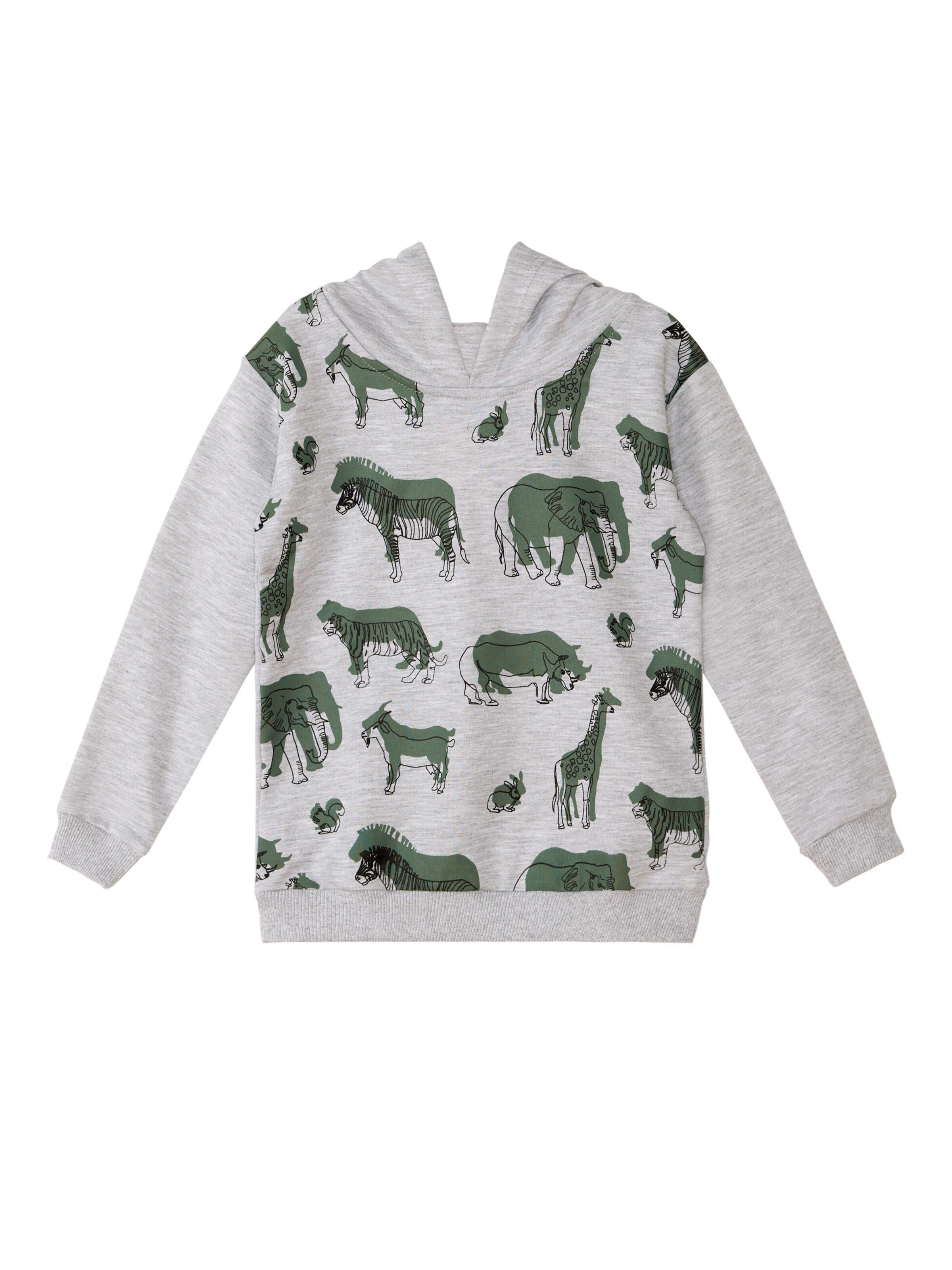 Denokids Trainingsanzug 'LMG Animals' in Grün