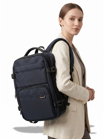 Zaino 'Zaino Coveri unisex poliestere 100% - Chiusura zip e tasche laterali' di Coveri Collection in blu