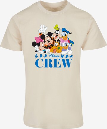 ABSOLUTE CULT Shirt 'Mickey Mouse - Disney Friends' in Beige: voorkant