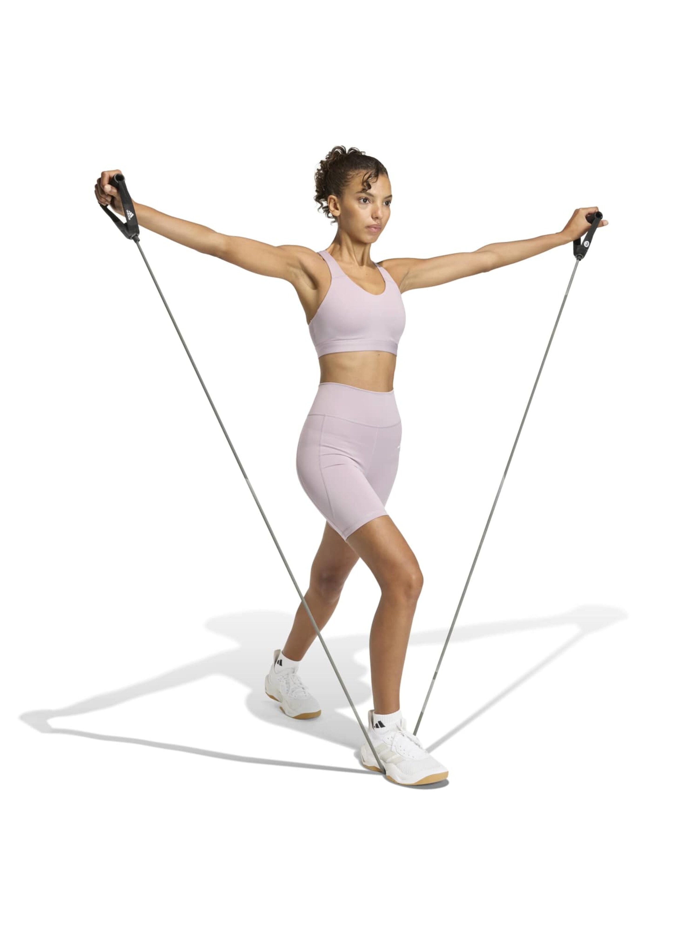 ADIDAS PERFORMANCE Skinny Sportbroek 'OPT ESS' in Lila