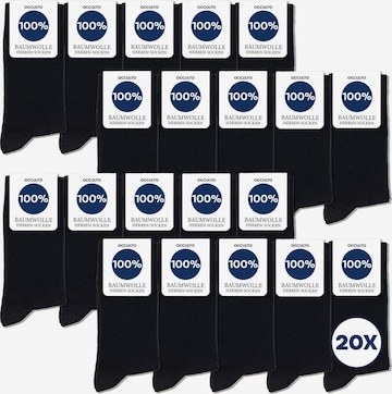 Occulto Kniestrümpfe 'Ingo' in Schwarz: Vorderseite