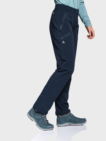 Schöffel Regular Outdoor trousers in Blue