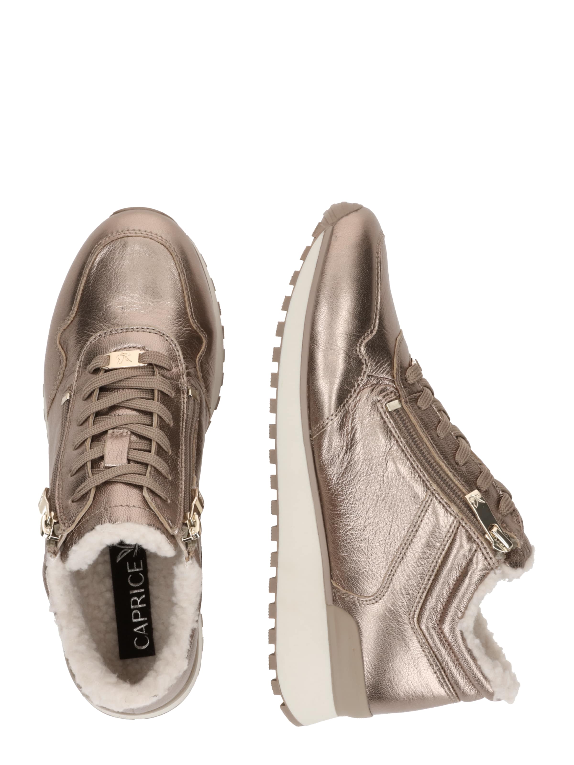 CAPRICE Ботинки на шнуровке 'KAIA' в Бронзовый