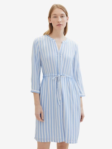 Robe-chemise TOM TAILOR en bleu