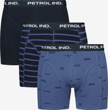 Petrol Industries Boxershorts 'Kansas' in Blauw: voorkant