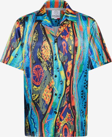 Carlo Colucci Comfort fit Button Up Shirt ' DeManincor ' in Mixed colors: front