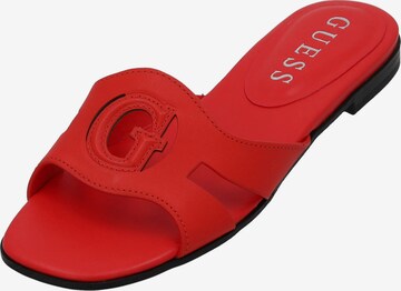 GUESS Mules 'Ciella' in Red: front