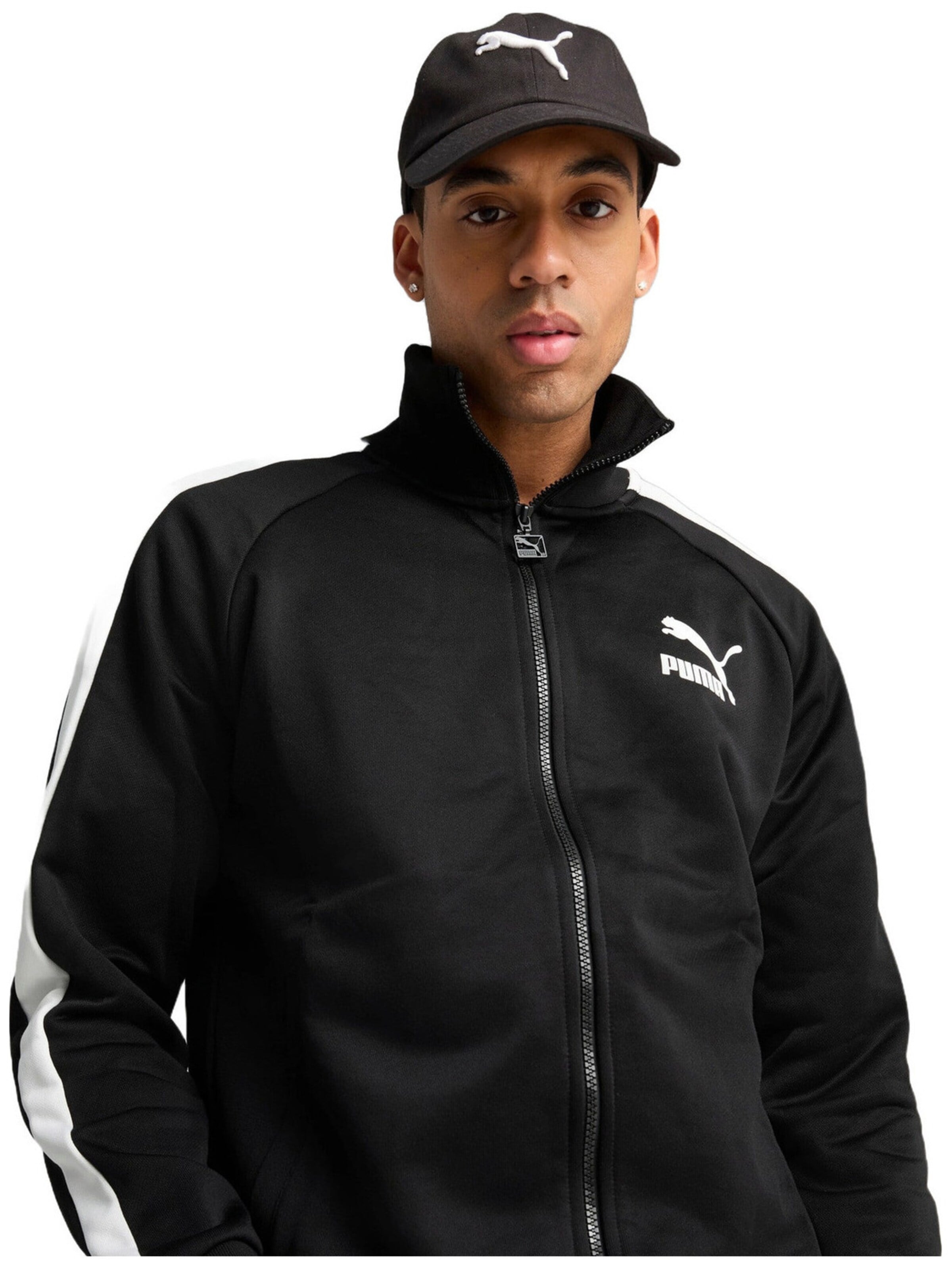 PUMA Sportpet 'Puma Ess Cat Bb Cap' in Zwart: voorkant