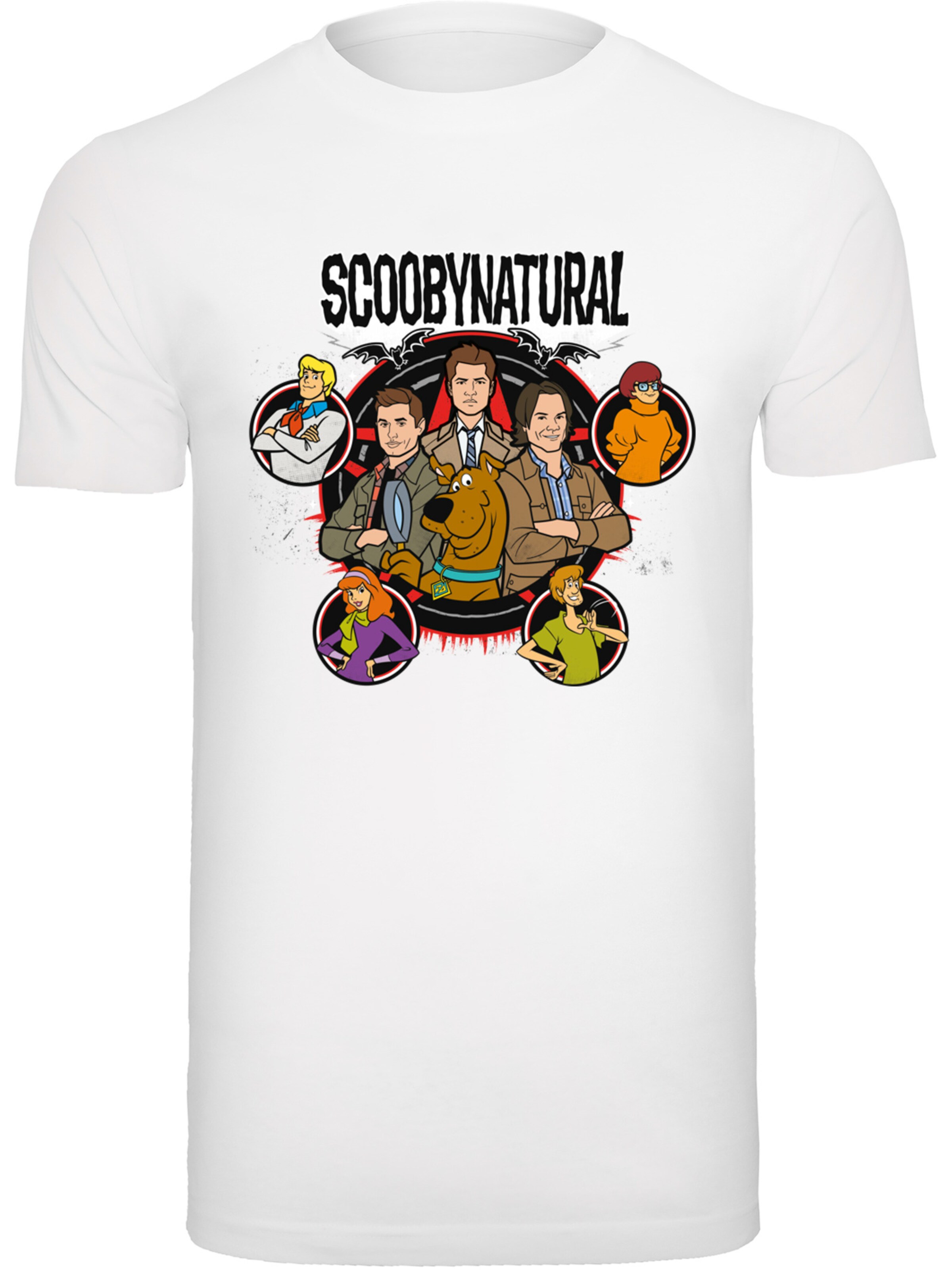 F4NT4STIC Shirt in Wit: voorkant