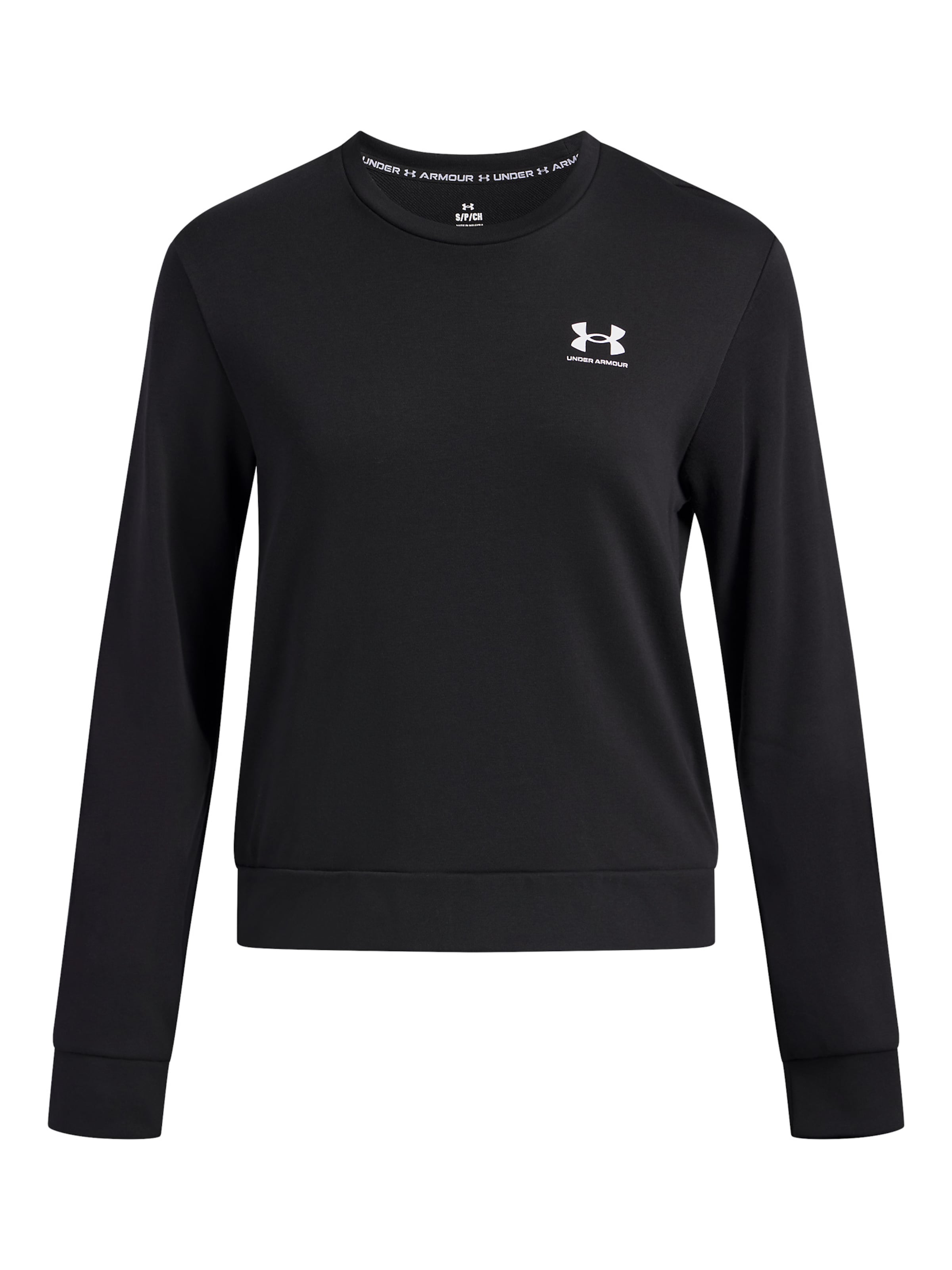 UNDER ARMOUR Functioneel shirt 'Rival' in Zwart: voorkant