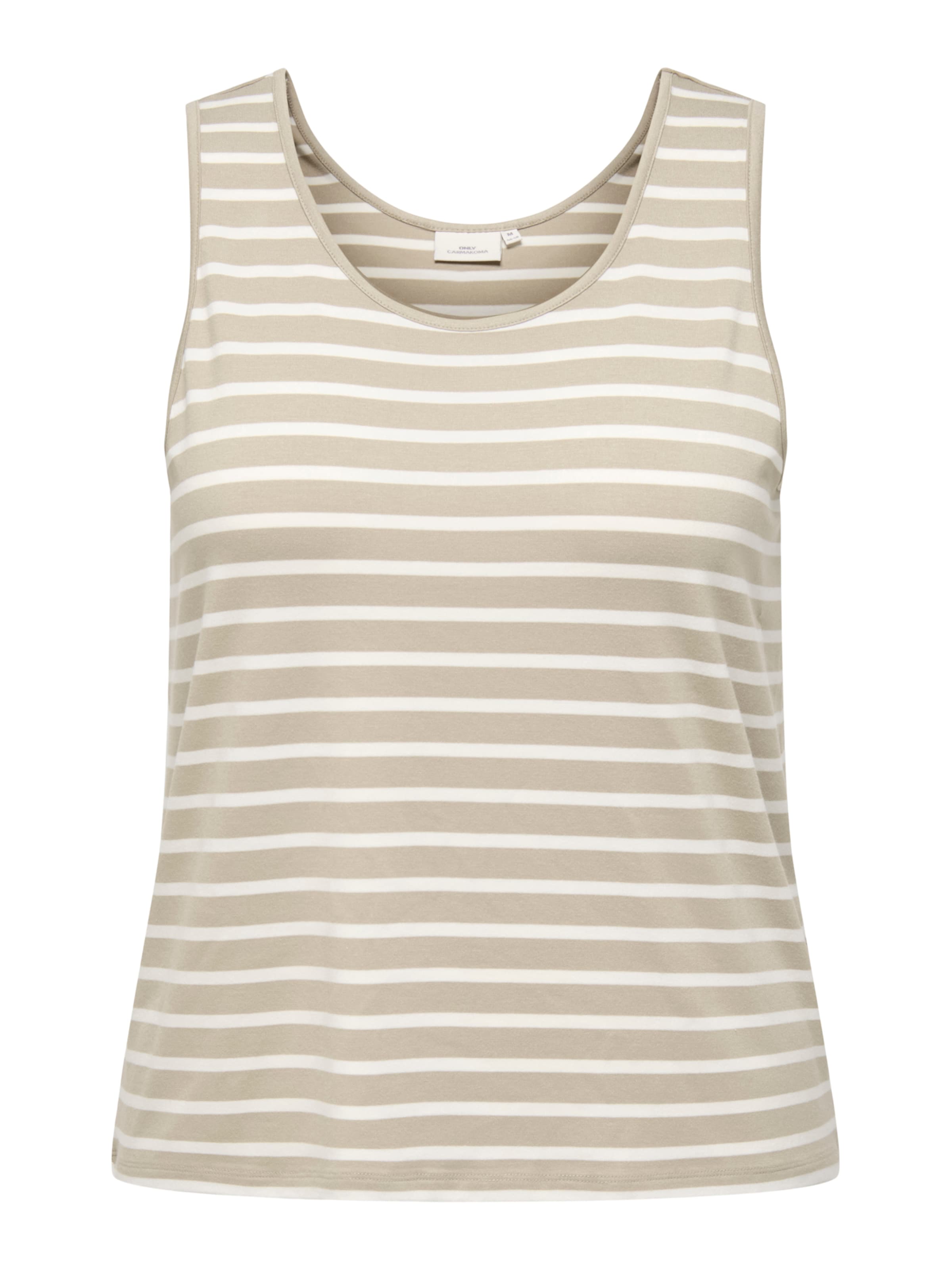 ONLY Carmakoma Top 'CARMOSTER' - Béžová: predná strana