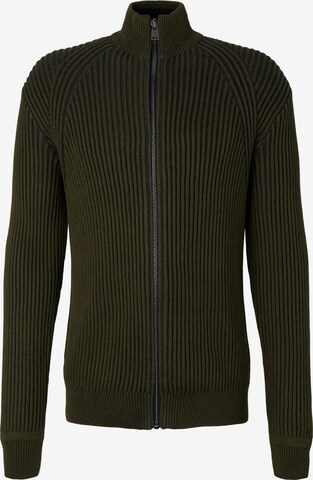 TOM TAILOR Knit Cardigan in Green: front