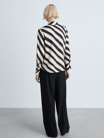 MANGO Blouse 'IDEALE' in Grey