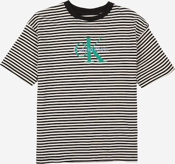 T-Shirt Calvin Klein Jeans en noir : devant