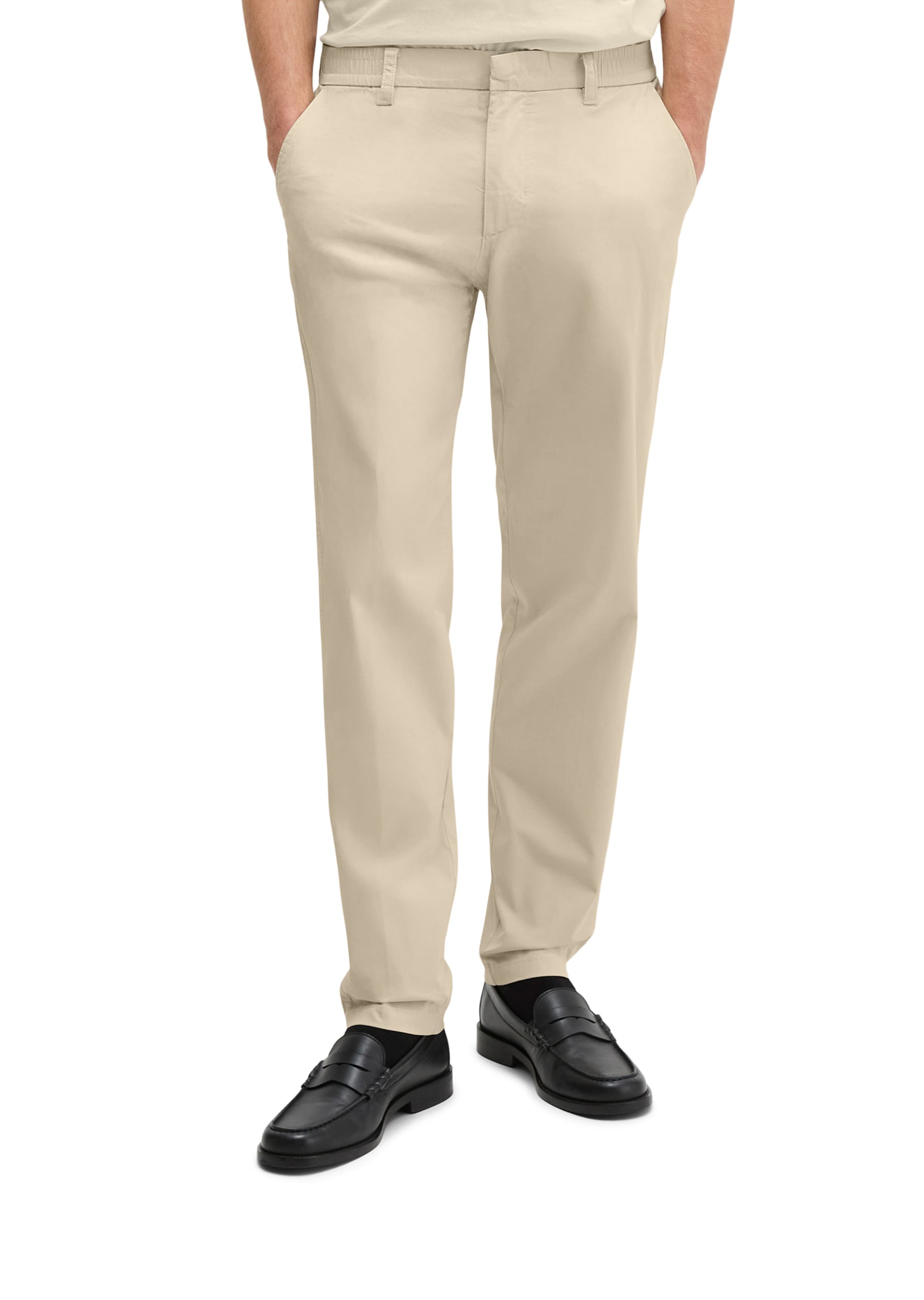 Marc O'Polo Regular Chino trousers in Beige: front