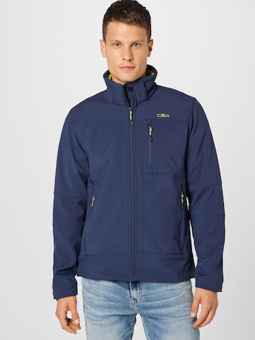 Veste outdoor CMP en bleu : devant