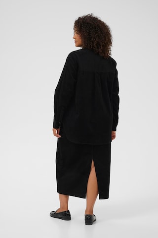 KAFFE CURVE Shirt 'Kirstin' in Zwart