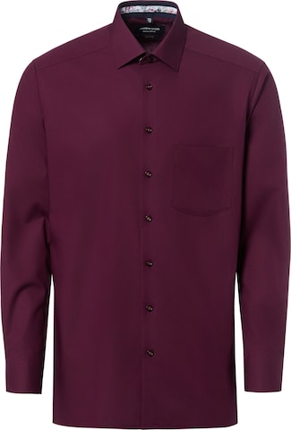 Andrew James Zakelijk overhemd in Lila: voorkant