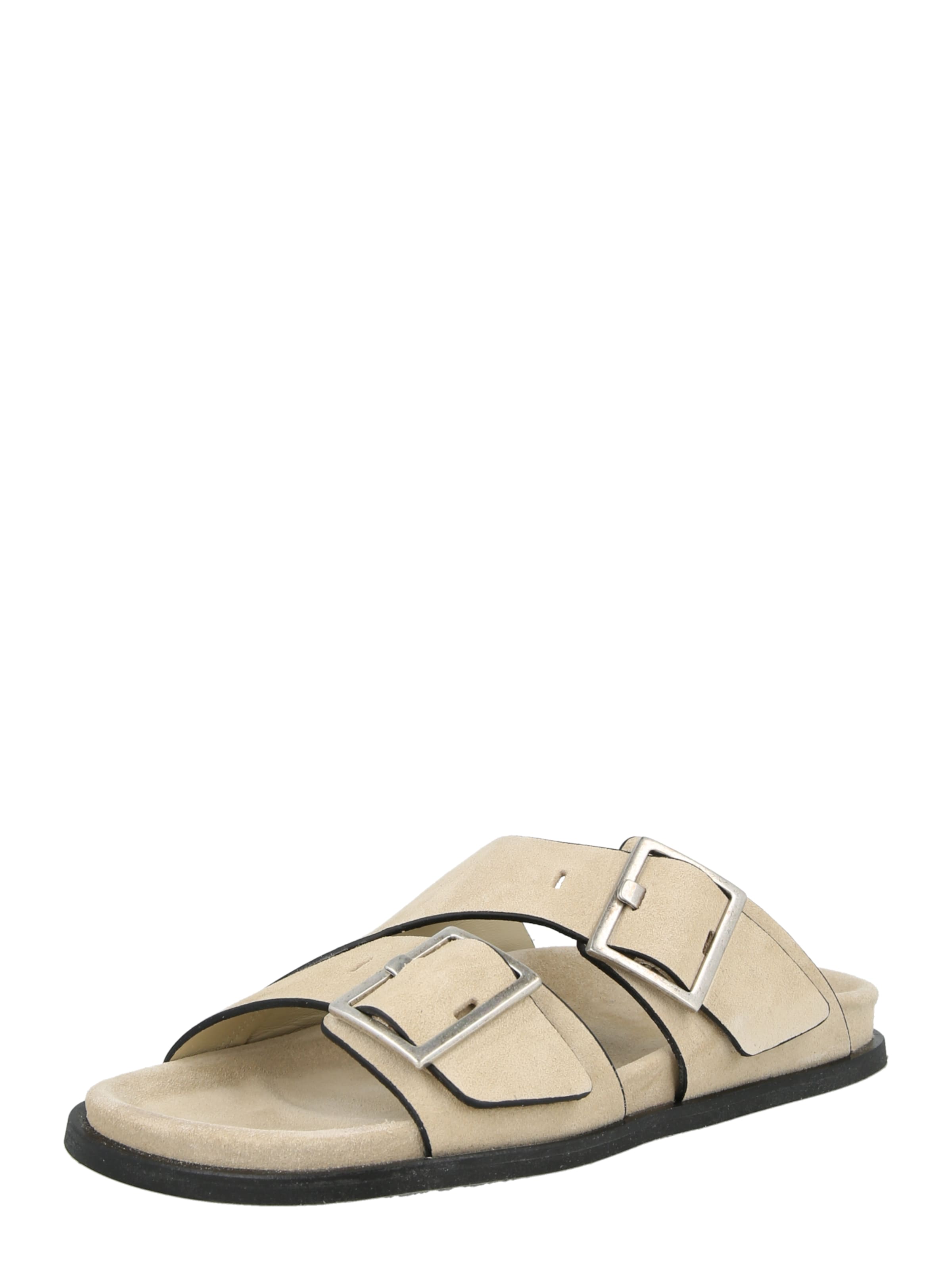 Alohas Mule in Beige: front