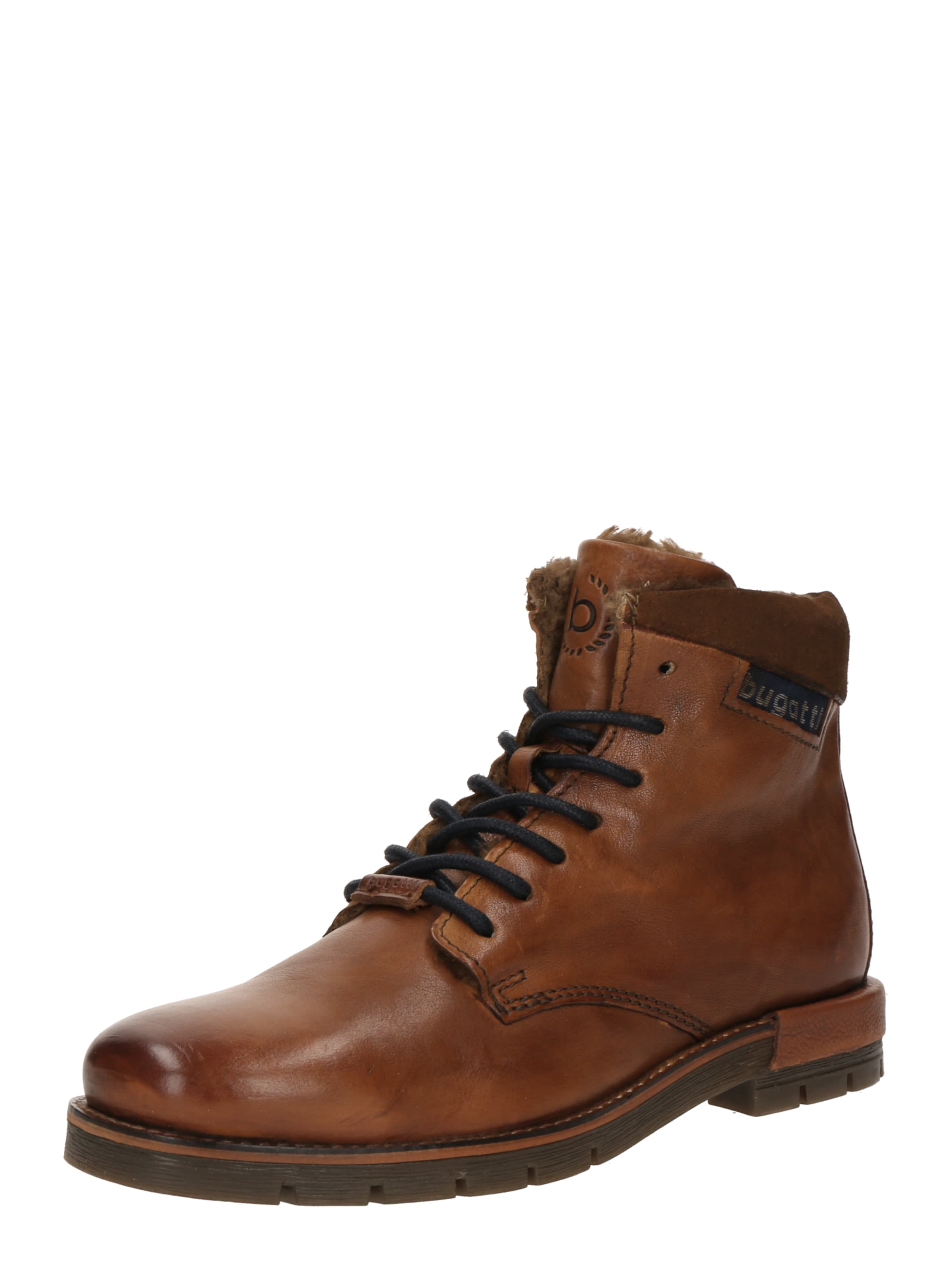 bugatti Lace-up boots 'Mare' in Brown: front