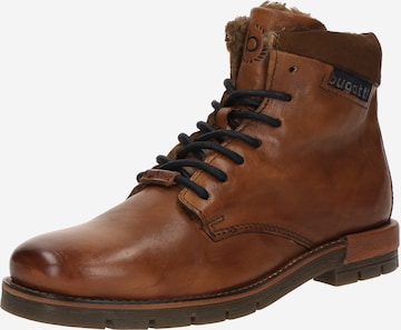 bugatti Veterboots 'Mare' in Bruin: voorkant