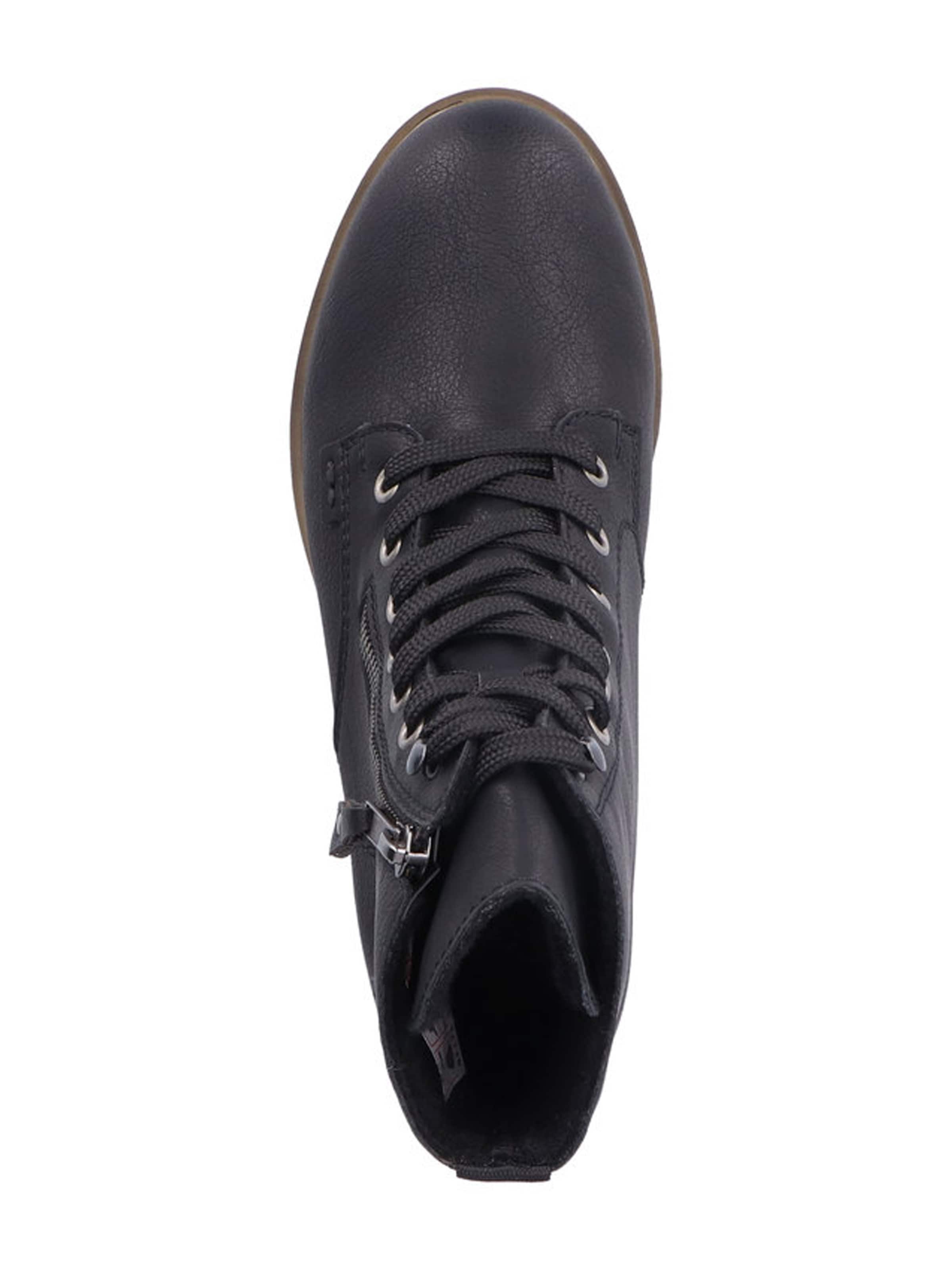 Bottines à lacets Rieker en noir