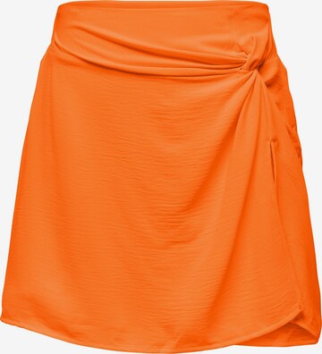 Regular Pantalon 'METTE' ONLY en orange : devant