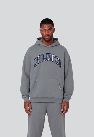 Colucci Sweatshirt 'College' in Grey: front