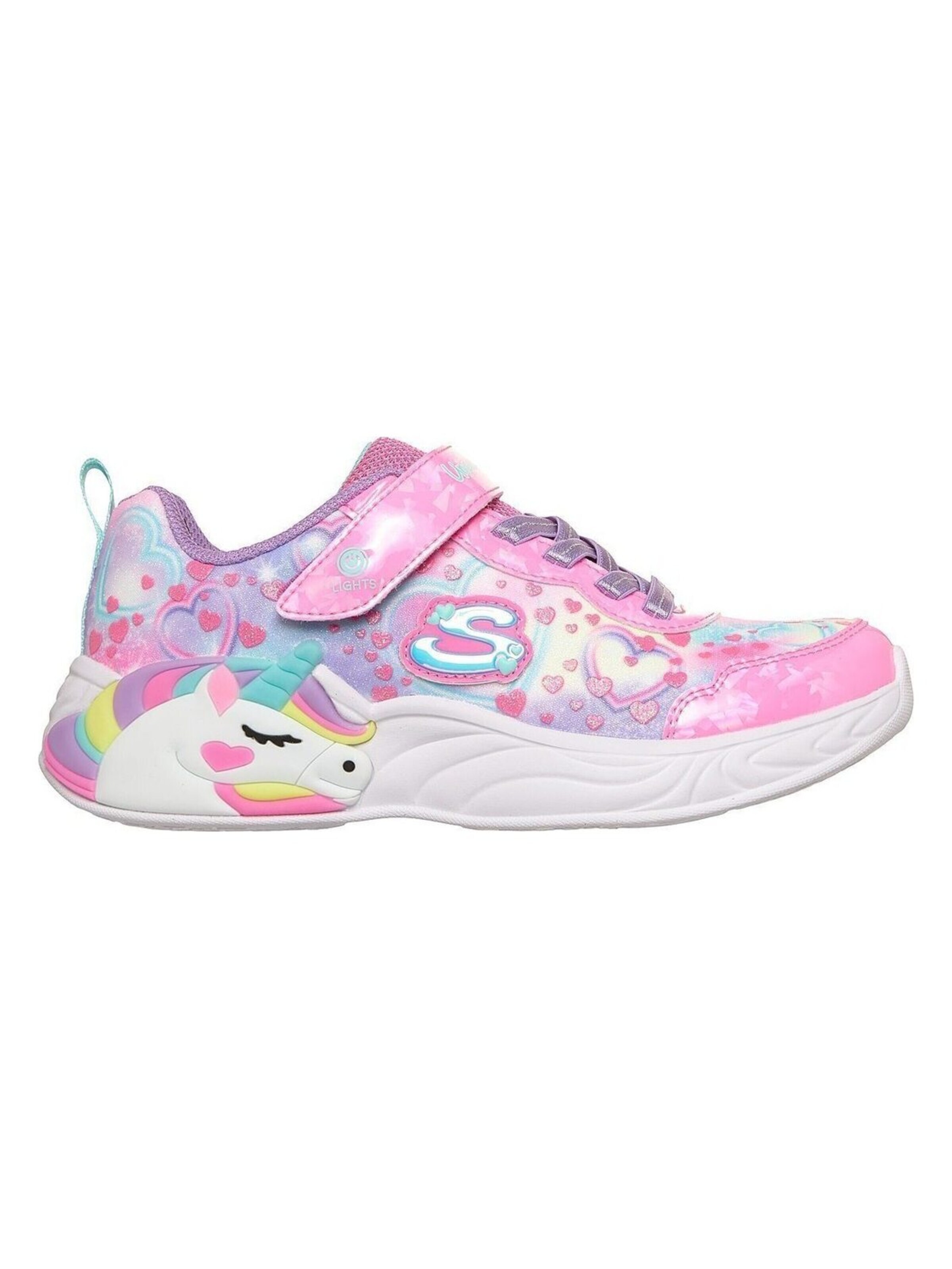 SKECHERS - Zapatillas deportivas 'Skechers S Lights-unicorn Dreams-hear' en rosa