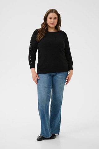 Pull-over 'Letty' KAFFE CURVE en noir